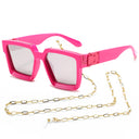 Oversized frame with complimentary chain 86228