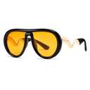 MUSE-Trendy Pilot Sunglasses 23159