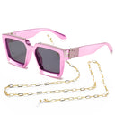 Oversized frame with complimentary chain 86228