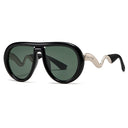MUSE-Trendy Pilot Sunglasses 23159