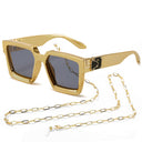 Oversized frame with complimentary chain 86228