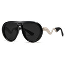 MUSE-Trendy Pilot Sunglasses 23159