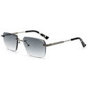 Grime Silver-gray Rectangle 26064SM