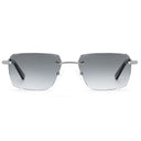 Grime Silver-gray Rectangle 26064SM