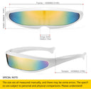 SK Wrap around Y2K Sunglasses 9006