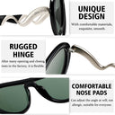 MUSE-Trendy Pilot Sunglasses 23159