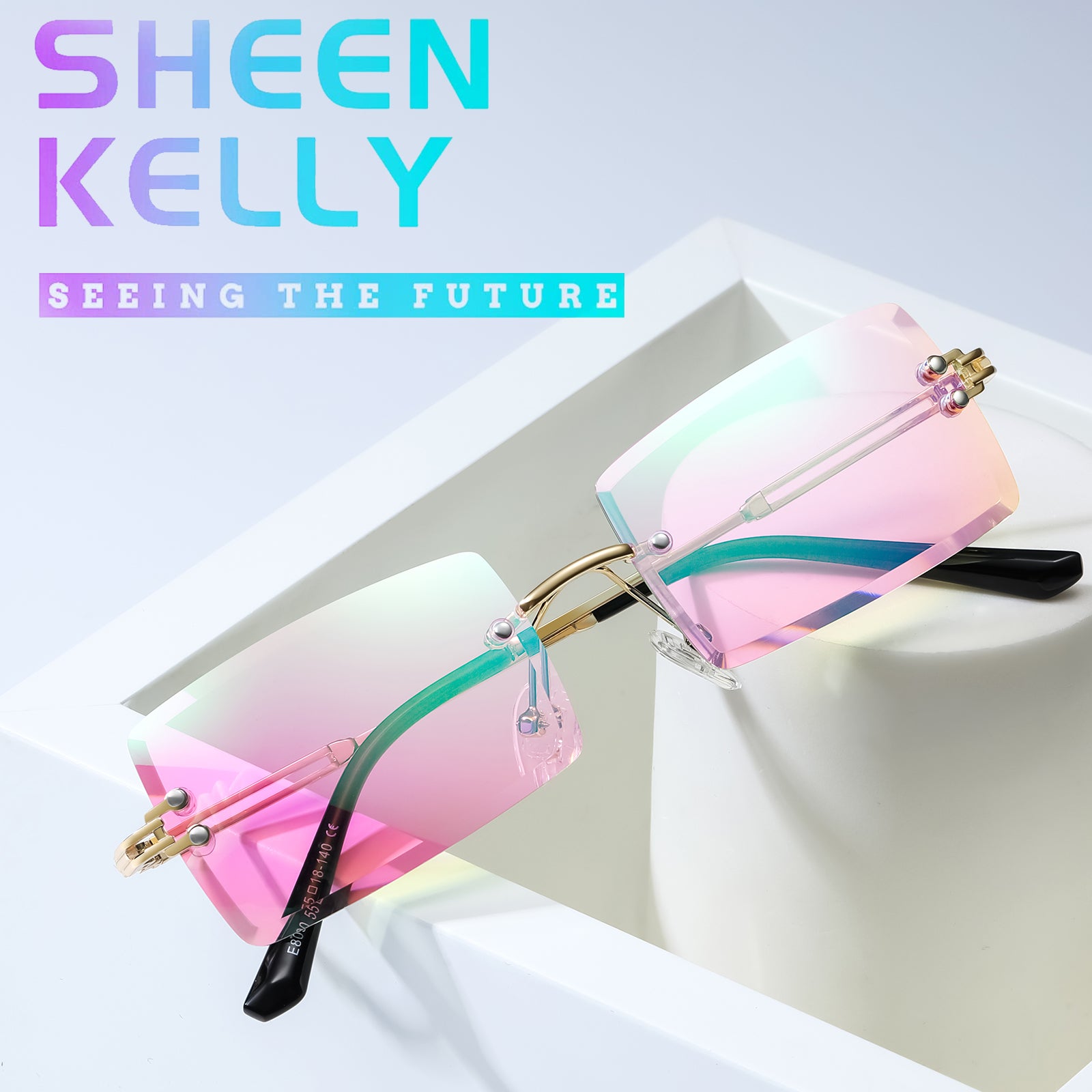 Sheen Kelly Retro Thick Square Chunky Sunglasses