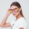 SK Flat Top  Colorful Rhinestones Sunglasses YK001