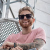 SK Rectangle Retro Millionaire Sunglasses 86229
