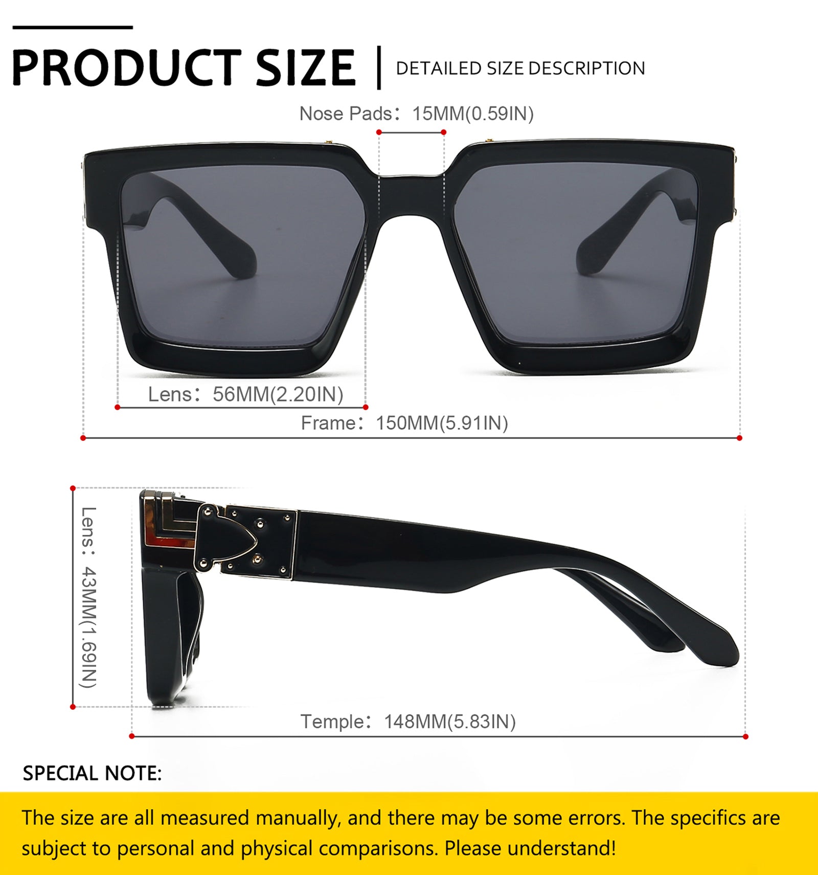 Louis Vuitton Oval Sunglasses for Men for sale