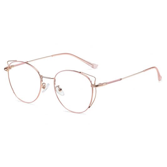 Cateye Pink Glasses 9579