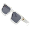 SK Rectangle Retro Millionaire Sunglasses 86229