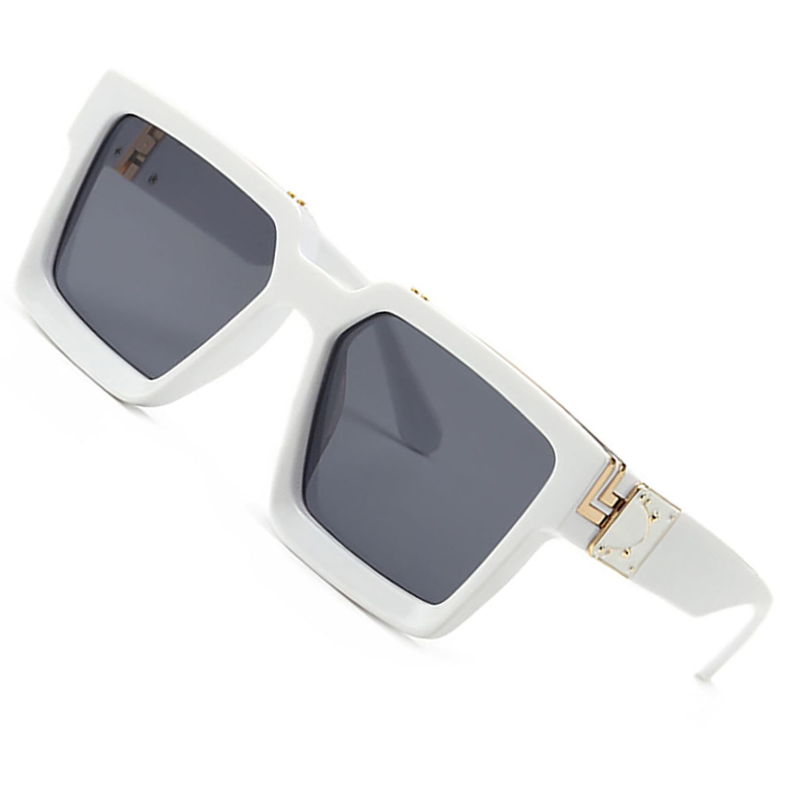 Luxury Designer Retro Millionaire Sunglasses Square Punk Rock Hip