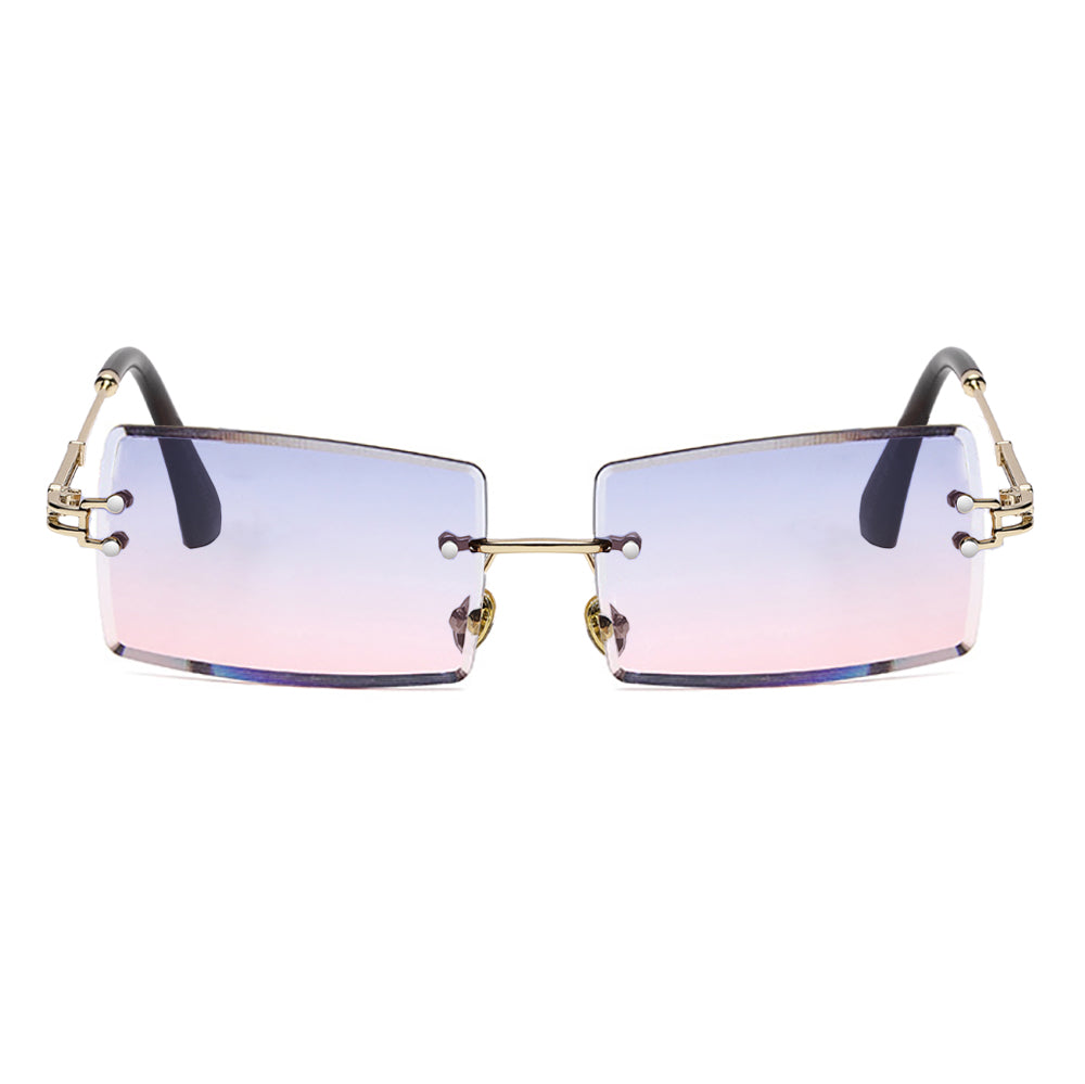Rectangle no cheap frame sunglasses