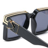 SK Rectangle Retro Millionaire Sunglasses 86229